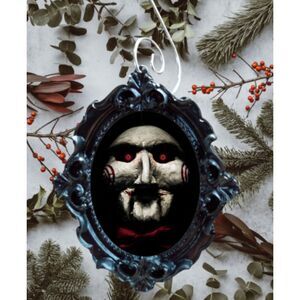 Saw Christmas Tree Ornament Jigsaw Slasher Horror Movie Festive Decor